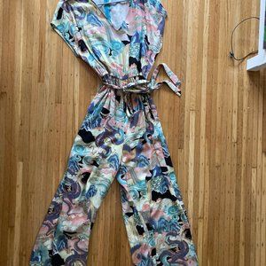 Pattern Print Jumpsuit